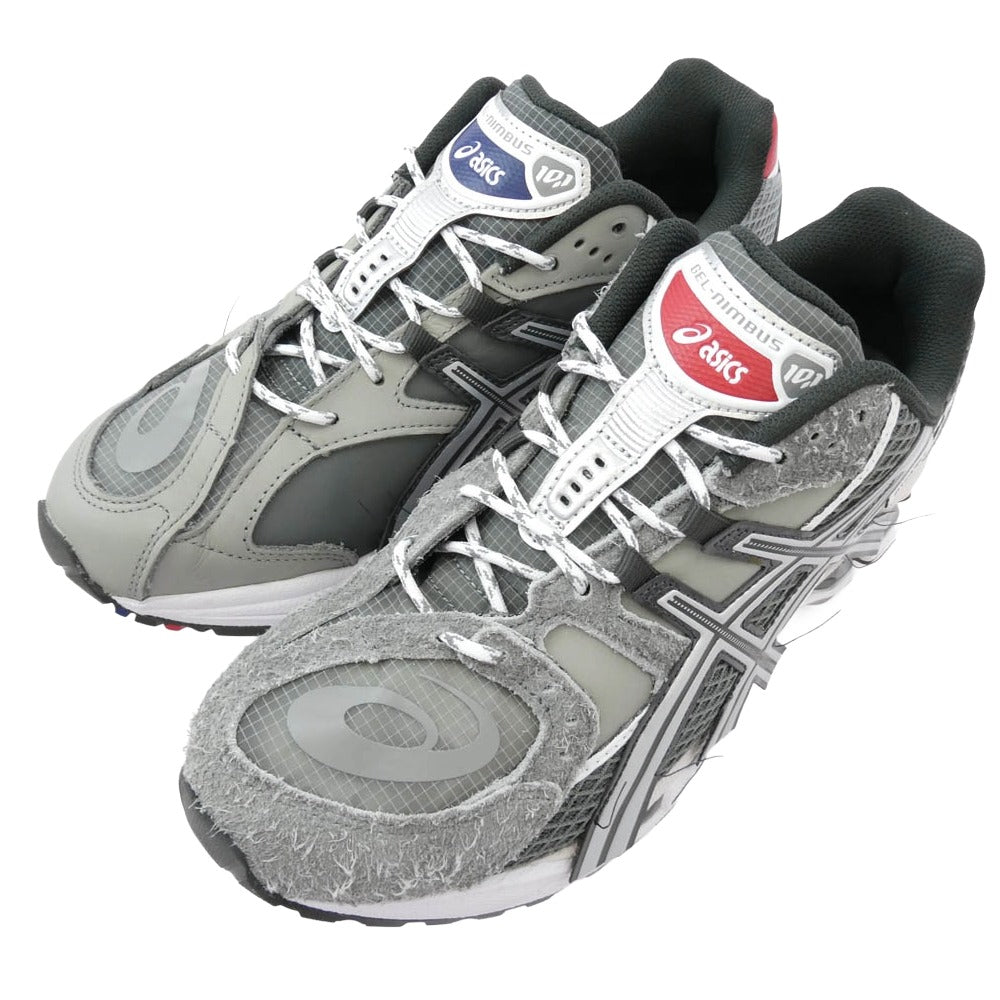 asics アシックス 1203A981-020 × INVINCIBLE インビシブル GEL-NIMBUS 10.1 ゲル ニンバス ローカット スニーカー グレー系【中古】