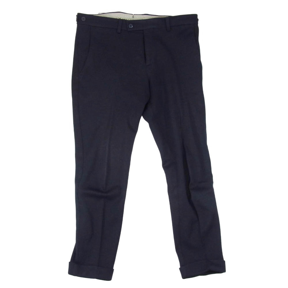 ベルウィッチ sc clochard ウール ニット スラックス パンツ ネイビー系 46【中古】