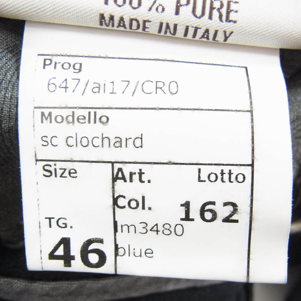 ベルウィッチ sc clochard ウール ニット スラックス パンツ ネイビー系 46【中古】