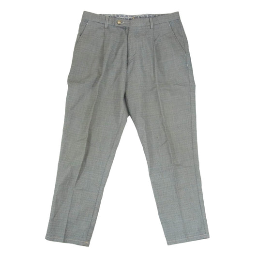 ベルウィッチ sake 1p サケ コットンウール スラックス パンツ グレー系 46【中古】