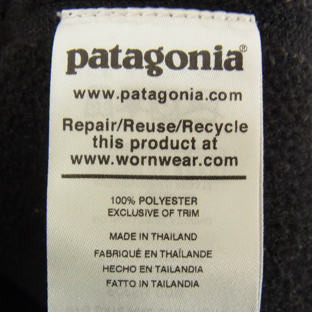 patagonia パタゴニア STY26000SP20 LW Better Sweater Marsupial P/O ライトウェイト ベター セーター マースピアル プルオーバー フリース ブラック系 S【中古】