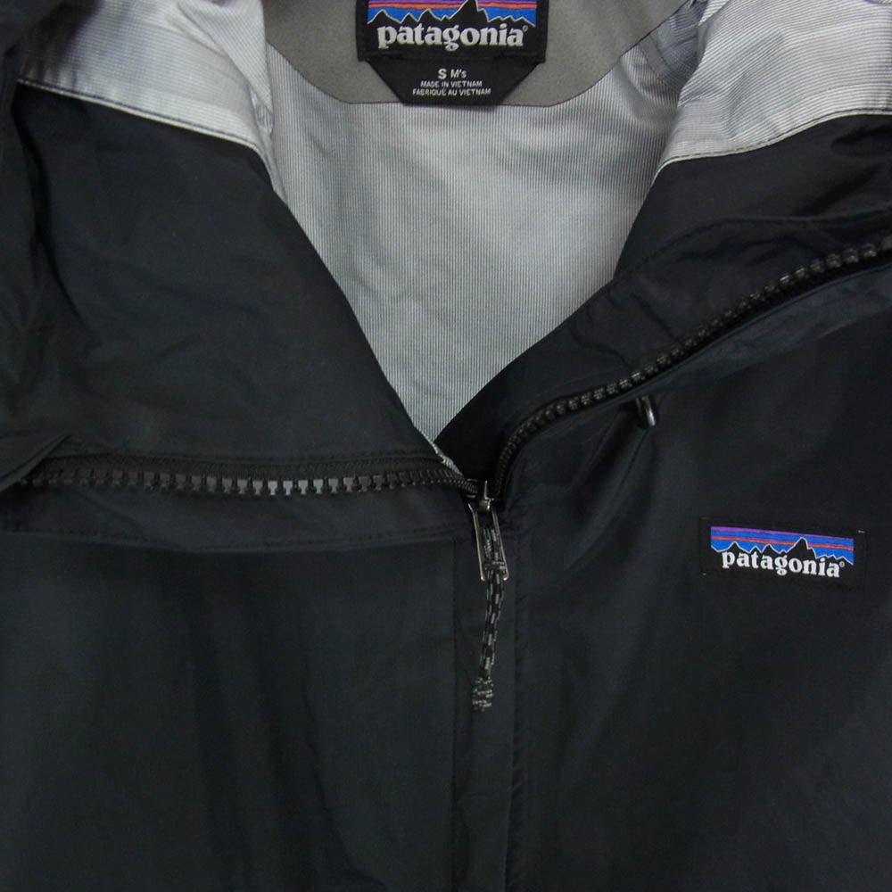 patagonia パタゴニア STY85240FA22 TORRENTSHELL JAKET トレント シェル ナイロン ジャケット ブラック系 S【中古】