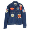 AVIREX アヴィレックス 6112113 TOP GUN DENIM JACKET TYPE BLUE トップガン デニム ジャケット インディゴブルー系 L【中古】