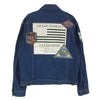 AVIREX アヴィレックス 6112113 TOP GUN DENIM JACKET TYPE BLUE トップガン デニム ジャケット インディゴブルー系 L【中古】