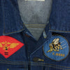AVIREX アヴィレックス 6112113 TOP GUN DENIM JACKET TYPE BLUE トップガン デニム ジャケット インディゴブルー系 L【中古】