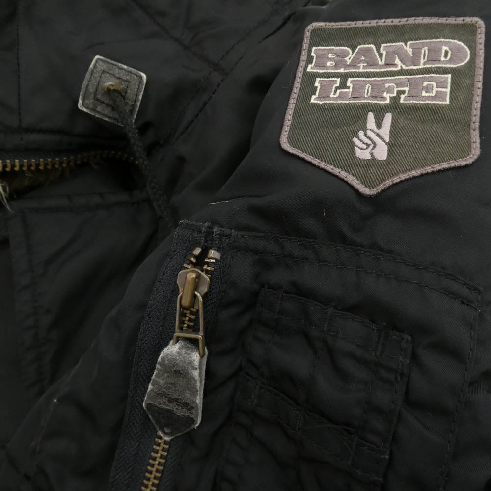 HYSTERIC GLAMOUR ヒステリックグラマー 2AC-8070 プリマロフト N-3B ブルゾン ジャケット モッズコート ブラック系 不明【中古】