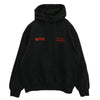 The Ennoy Professional ザ エンノイ プロフェッショナル 23AW AW23BRENCT02NTL × Netflix ネットフリックス Hoodie Sweat スウェット フーディー プルオーバー パーカー ブラック系 L【中古】