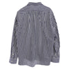 Sacai サカイ 23SS 23-03008M コットンポプリン ストライプ フロントジップ 長袖 シャツ ブルー系 3【中古】