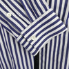 Sacai サカイ 23SS 23-03008M コットンポプリン ストライプ フロントジップ 長袖 シャツ ブルー系 3【中古】