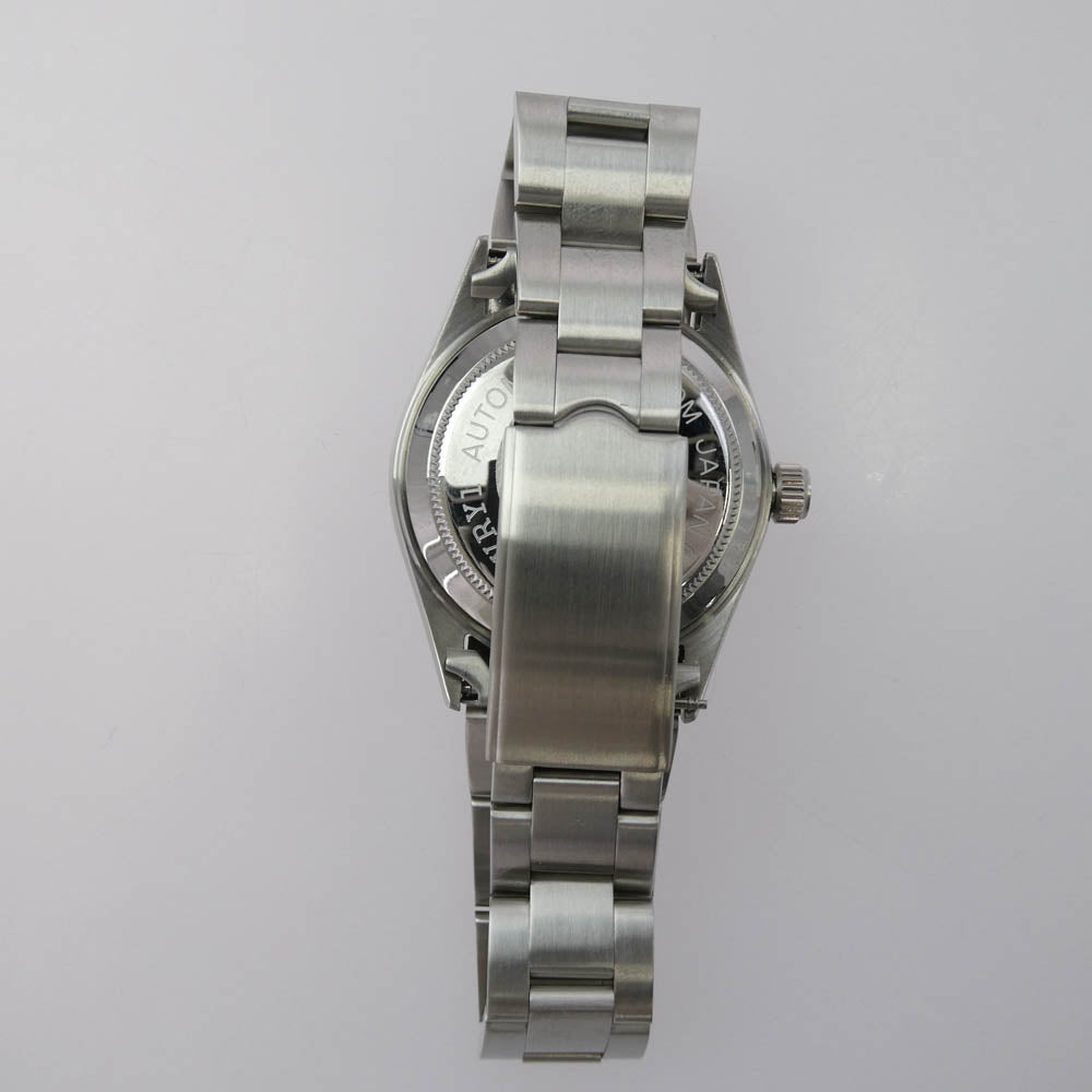 エブリワン Time Traveler by VAGUE WATCH CO. 自動巻 オートマチック 腕時計 シルバー系【中古】