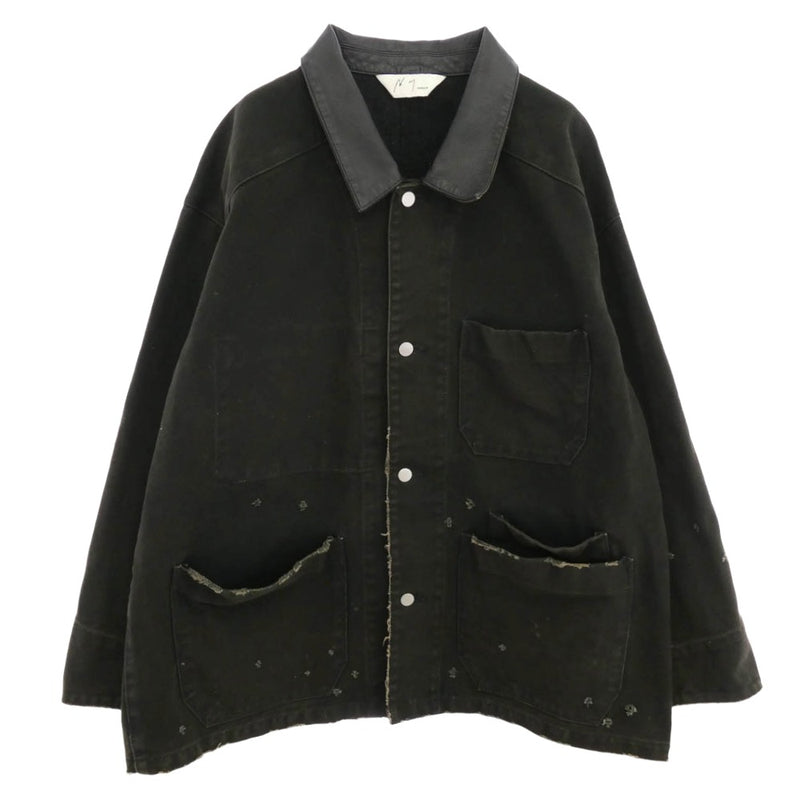 ANCELLM アンセルム ACW-08 WISM別注 DUCK COVERALL JACKET ダック カバーオール ジャケット カーキ系 OS【美品】【中古】