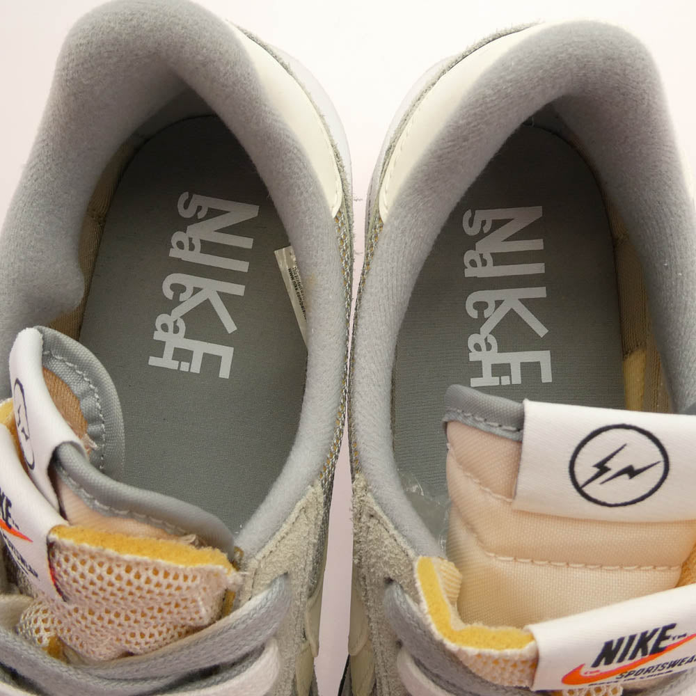 NIKE ナイキ DH2684-001 × FRAGMENT フラグメント × SACAI サカイ LD WAFFLE ワッフル ローカットスニーカー グレー系 28cm【極上美品】【中古】