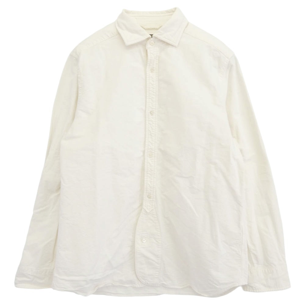 Nigel Cabourn ナイジェルケーボン 8045-00-10000 BRITISH OFFICERS SHIRT 長袖 シャツ ホワイト系 54【中古】