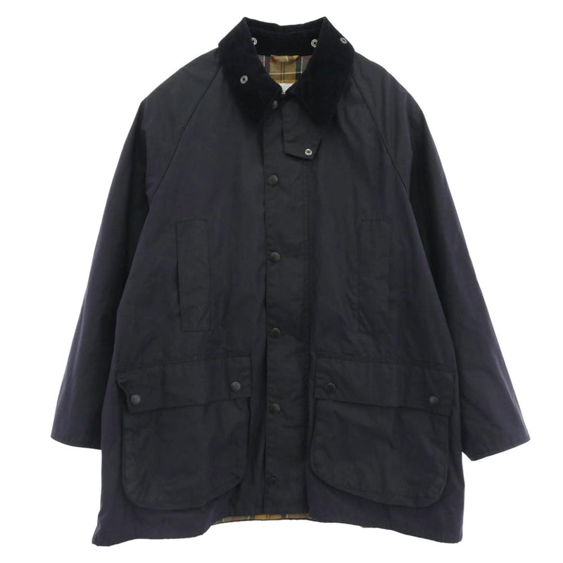 Barbour バブアー MWX1680NY91 OVERSIZE WAX BEAUFORT オーバーサイズ ビューフォート ジャケット ダークネイビー系 40【中古】