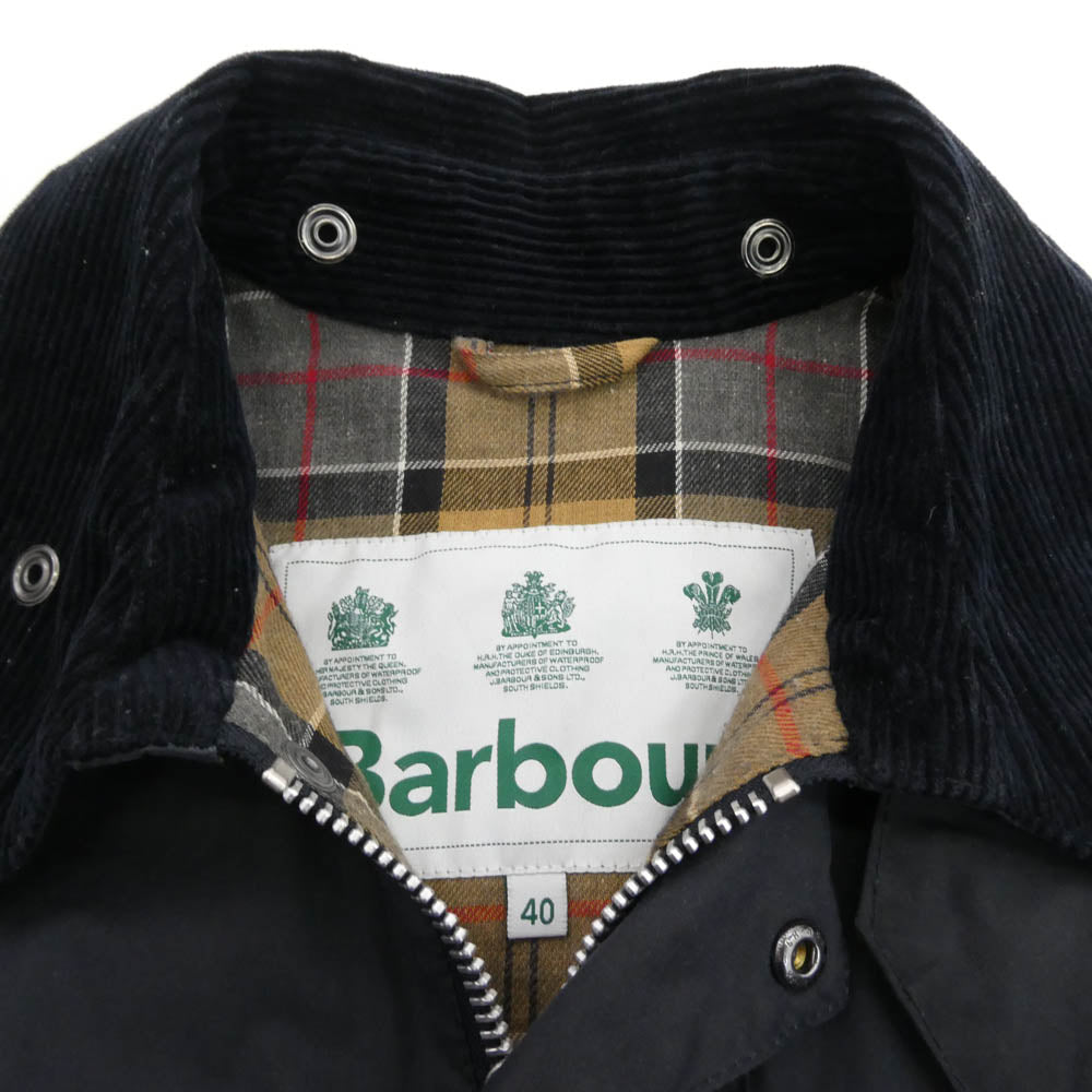 Barbour バブアー MWX1680NY91 OVERSIZE WAX BEAUFORT オーバーサイズ ビューフォート ジャケット ダークネイビー系 40【中古】