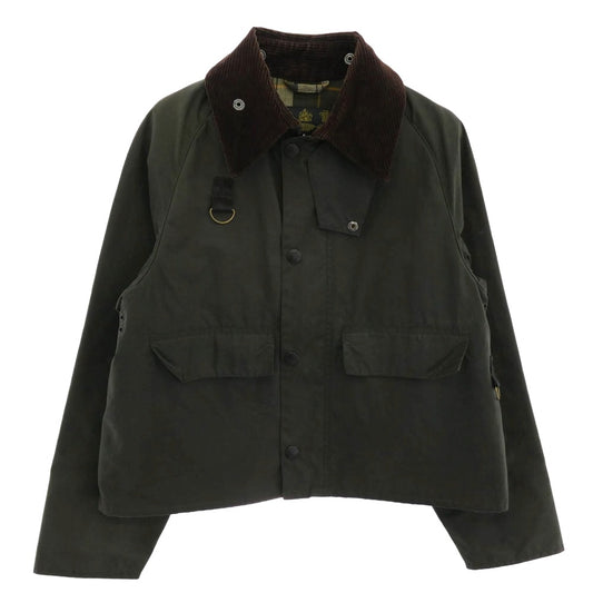 Barbour バブアー 2102413 SPEY JACKET スペイ オイルド ジャケット モスグリーン系 XS【中古】