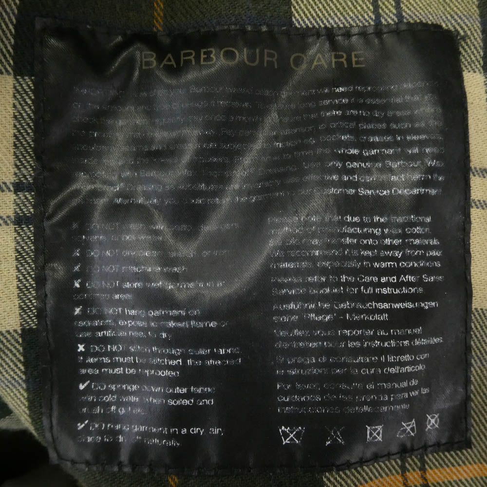 Barbour バブアー 2102413 SPEY JACKET スペイ オイルド ジャケット モスグリーン系 XS【中古】