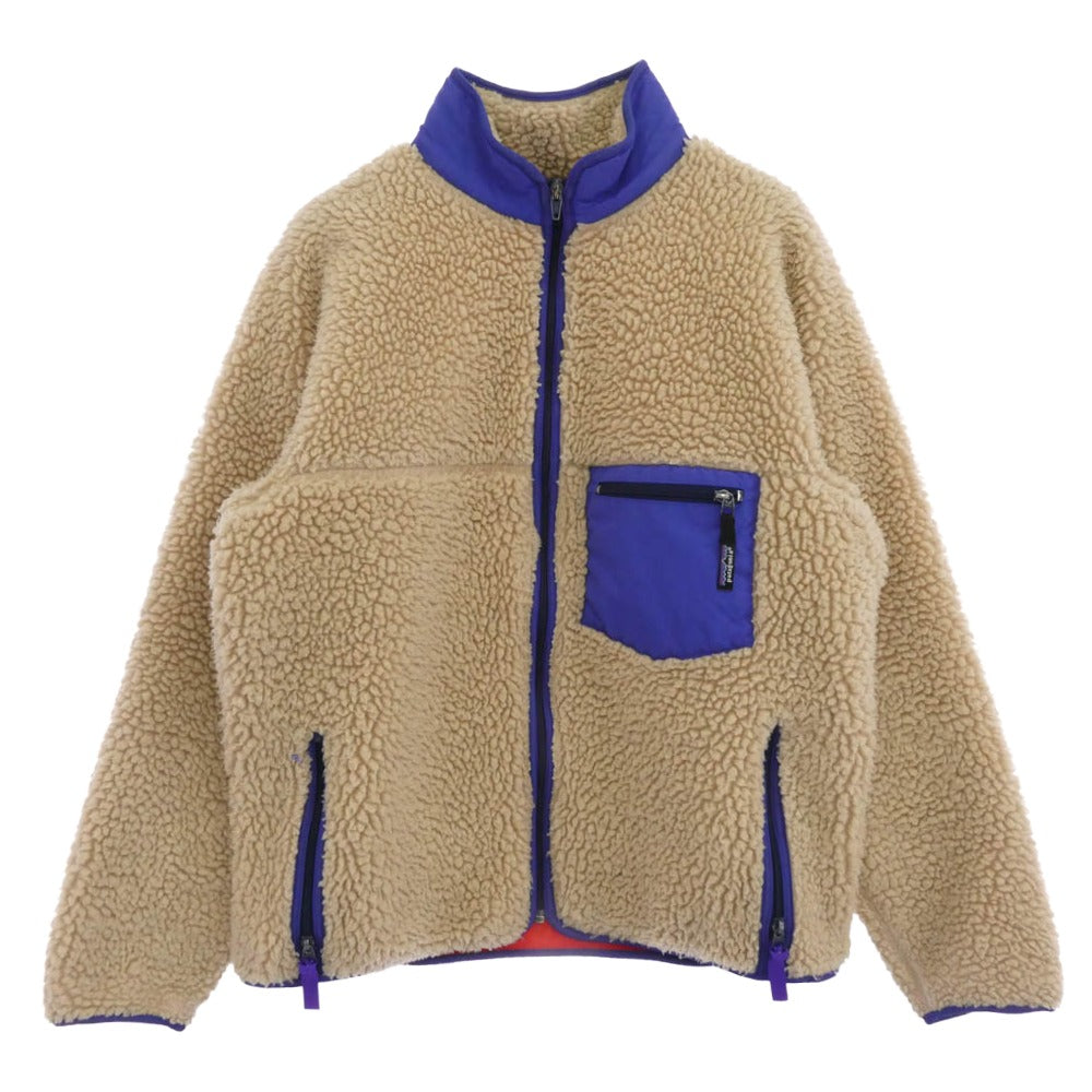 patagonia パタゴニア 88AW 23011 ヴィンテージ オリジナル 88年 USA製 三角タグ クラシック レトロ カーディガン ベージュ系 L【中古】