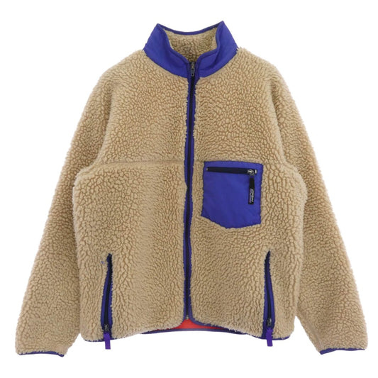 patagonia パタゴニア 88AW 23011 ヴィンテージ オリジナル 88年 USA製 三角タグ クラシック レトロ カーディガン ベージュ系 L【中古】