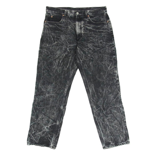 MARTIN ROSE マーティンローズ S10MR223B イタリア製 RONNIE JEANS ルーニー ケミカルウォッシュ ジーンズ デニムパンツ ブラック系 L【中古】