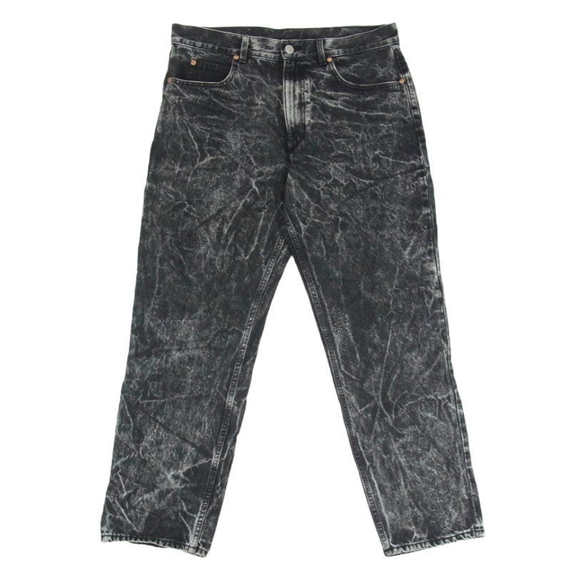 MARTIN ROSE マーティンローズ S10MR223B イタリア製 RONNIE JEANS ルーニー ケミカルウォッシュ ジーンズ デニムパンツ ブラック系 L【中古】