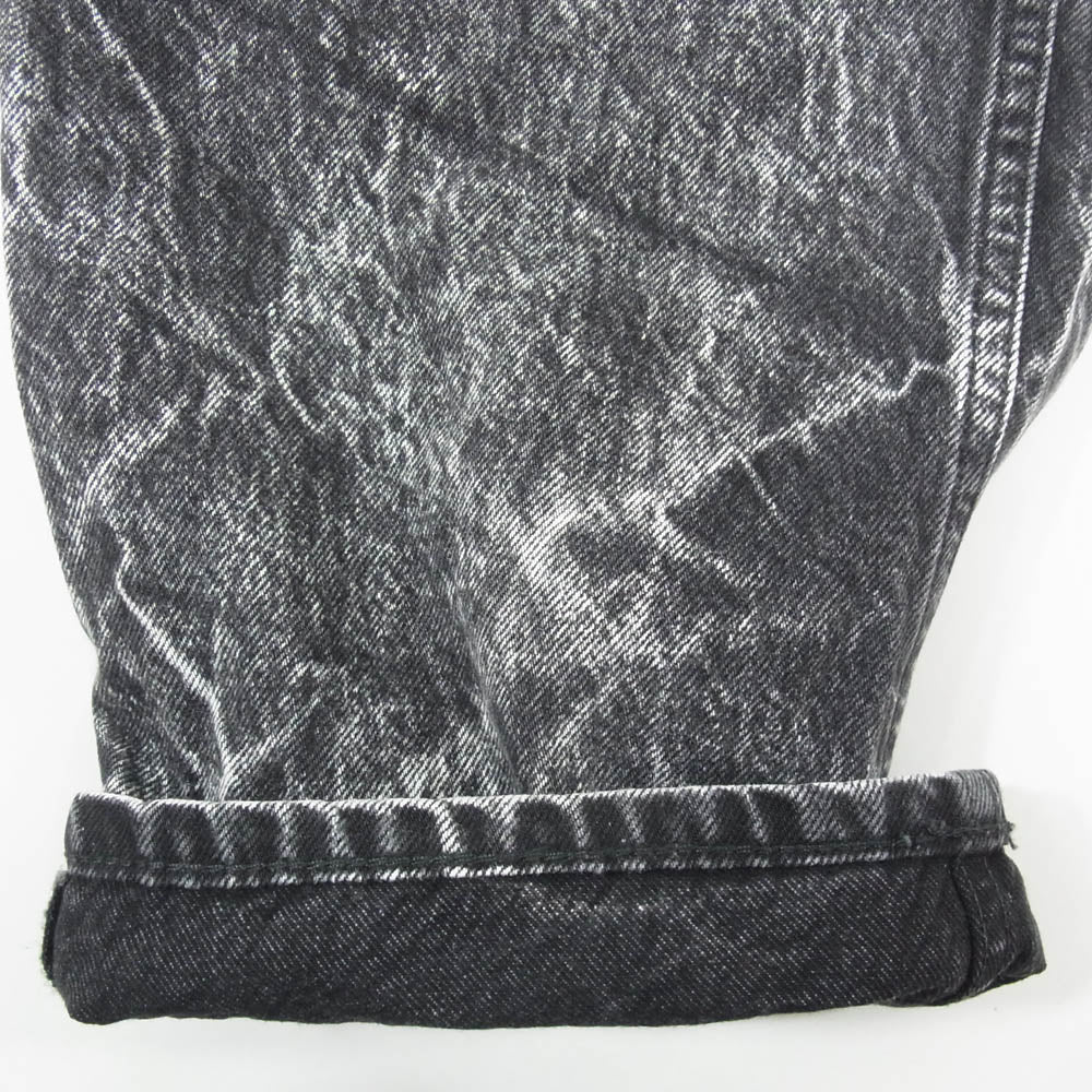 MARTIN ROSE マーティンローズ S10MR223B イタリア製 RONNIE JEANS ルーニー ケミカルウォッシュ ジーンズ デニムパンツ ブラック系 L【中古】