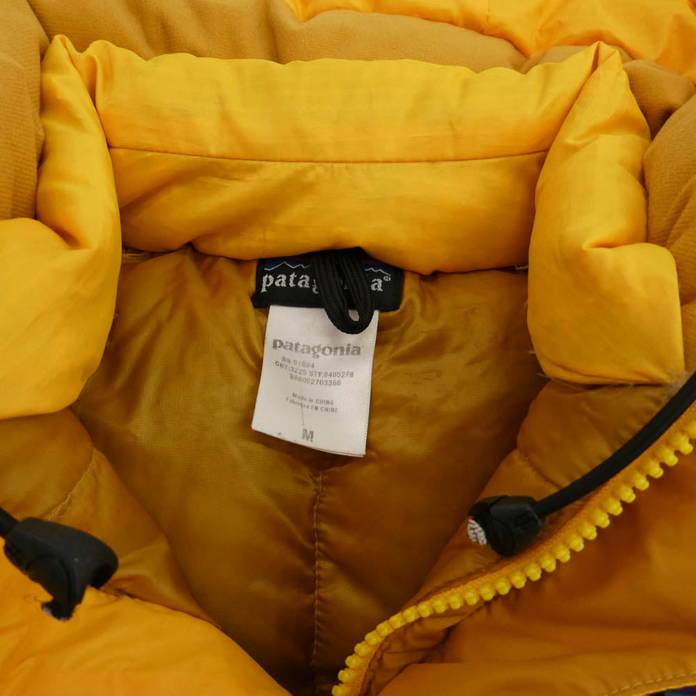 patagonia パタゴニア 08AW 84652F8 08年製 DOWN PARKA ダウンパーカー フーデッド ダウンジャケット イエロー系 M【中古】