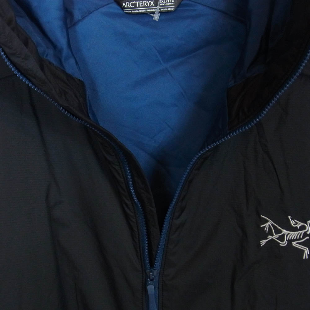 ARC'TERYX アークテリクス X000009556 2025年製 Atom Hoody アトムフーディ 中綿 ジャケット マウンテンパーカー ブラック系 XXL【中古】