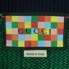GUCCI グッチ 661155 XKBXI GG総柄 Vネック ニット セーター ウール コットン イタリア製 グリーン系 S【中古】