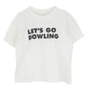 Sacai サカイ 19-0107S The Big Lebowski LETS GO BOWLING ビッグリボウスキ バックプリント 半袖 Tシャツ ホワイト系 2【中古】