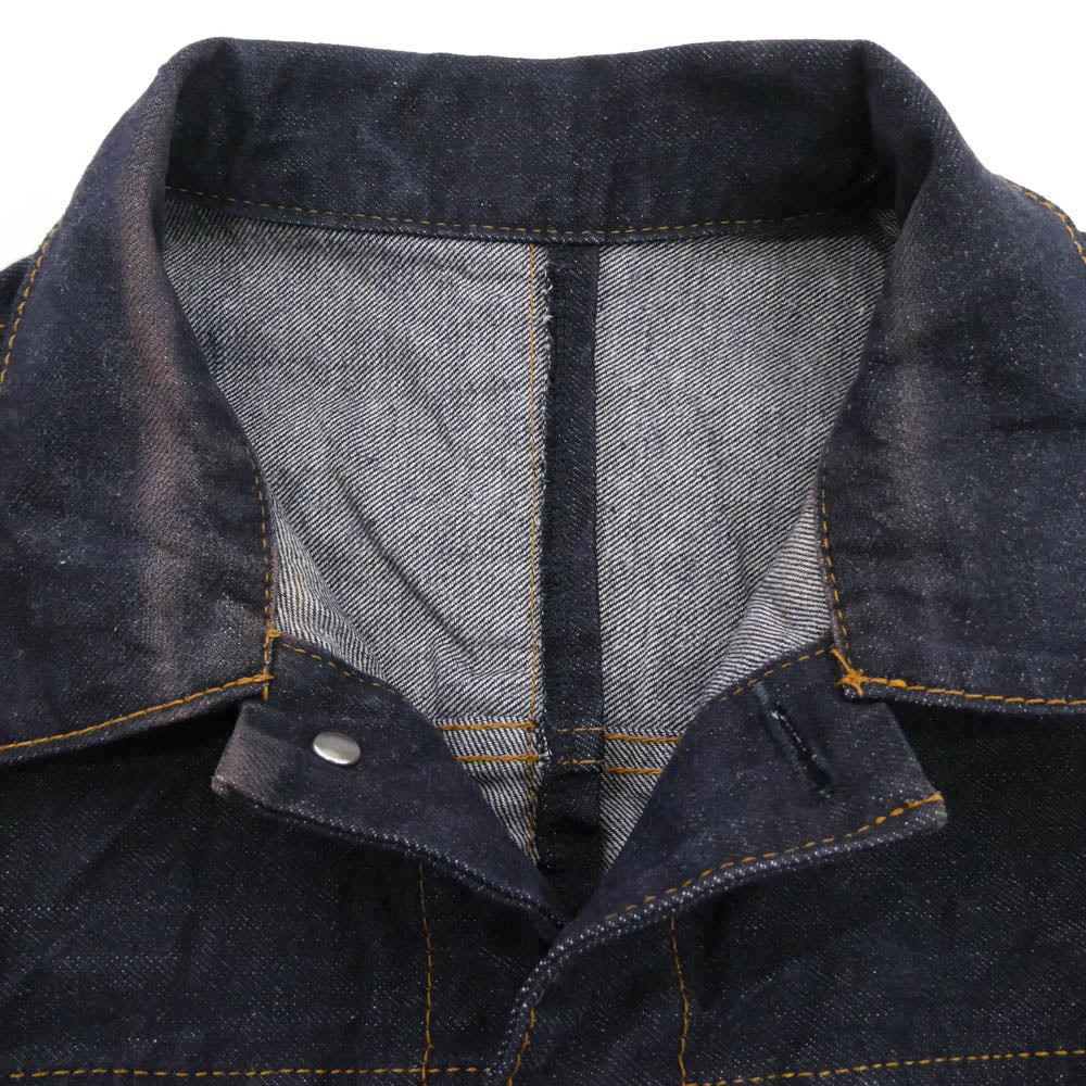 Sacai サカイ 24AW 24-07354 Denim Jacket スリットデザイン 立体 デニムジャケット インディゴブルー系 3【中古】