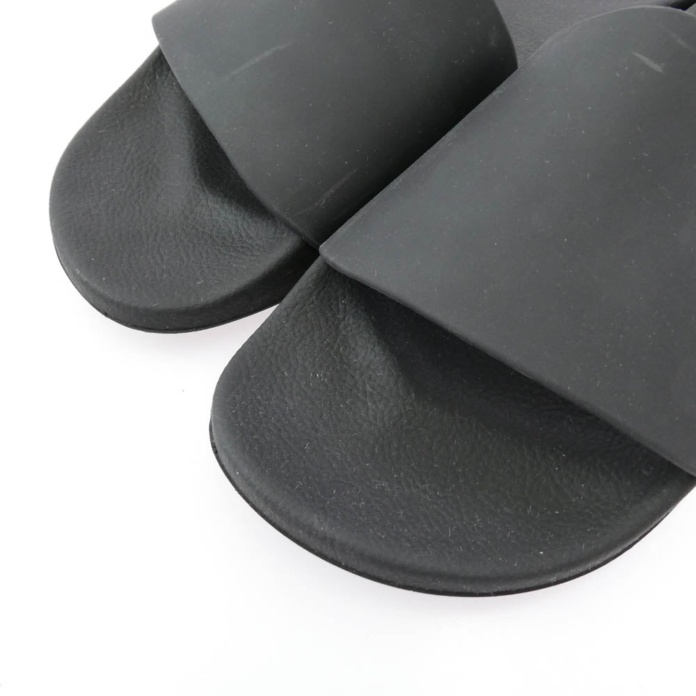 Rick Owens リックオウエンス DU18S3815-RUB DRKSHDW ダークシャドウ イタリア製 Hustler Slide スライド サンダル ブラック系 43【中古】