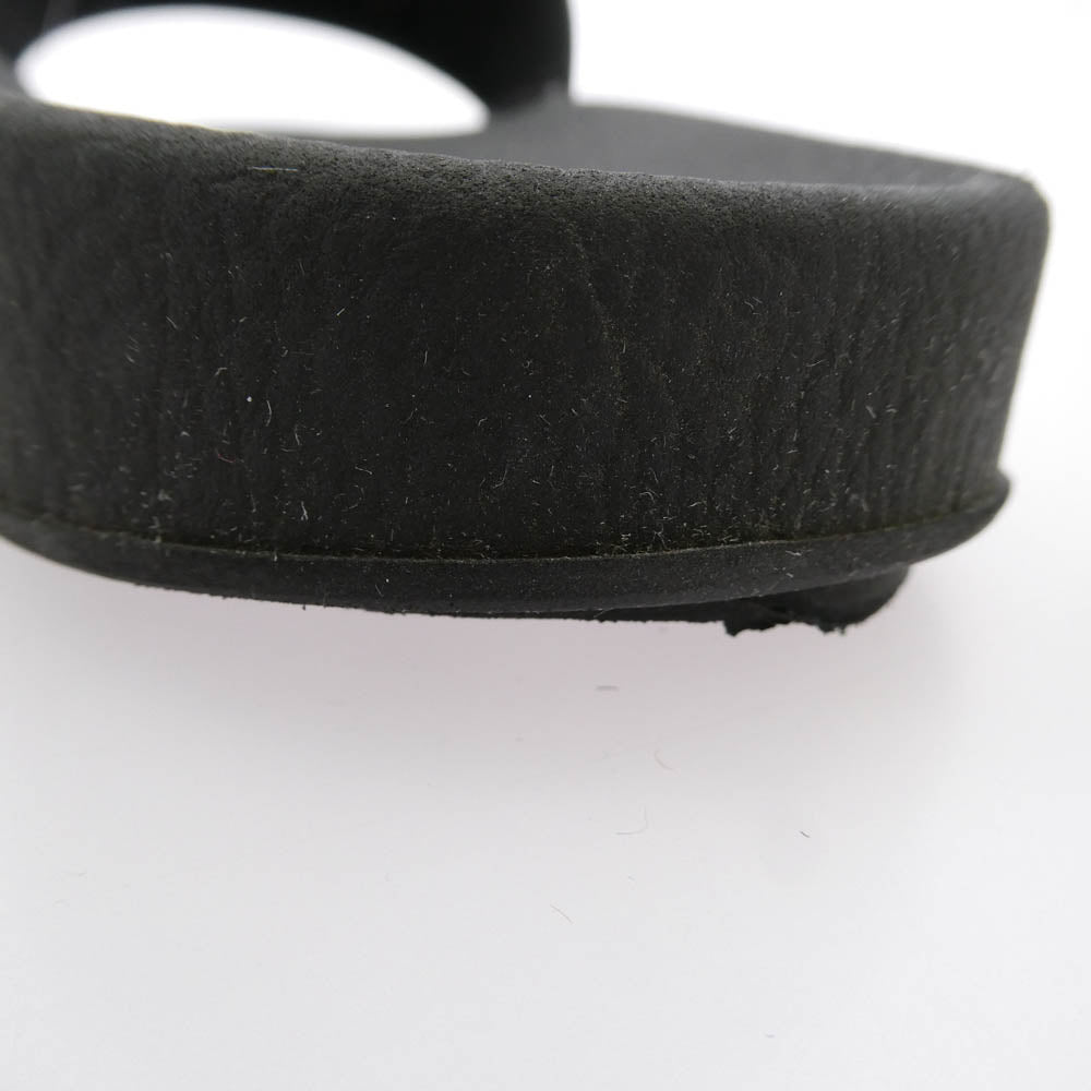 Rick Owens リックオウエンス DU18S3815-RUB DRKSHDW ダークシャドウ イタリア製 Hustler Slide スライド サンダル ブラック系 43【中古】