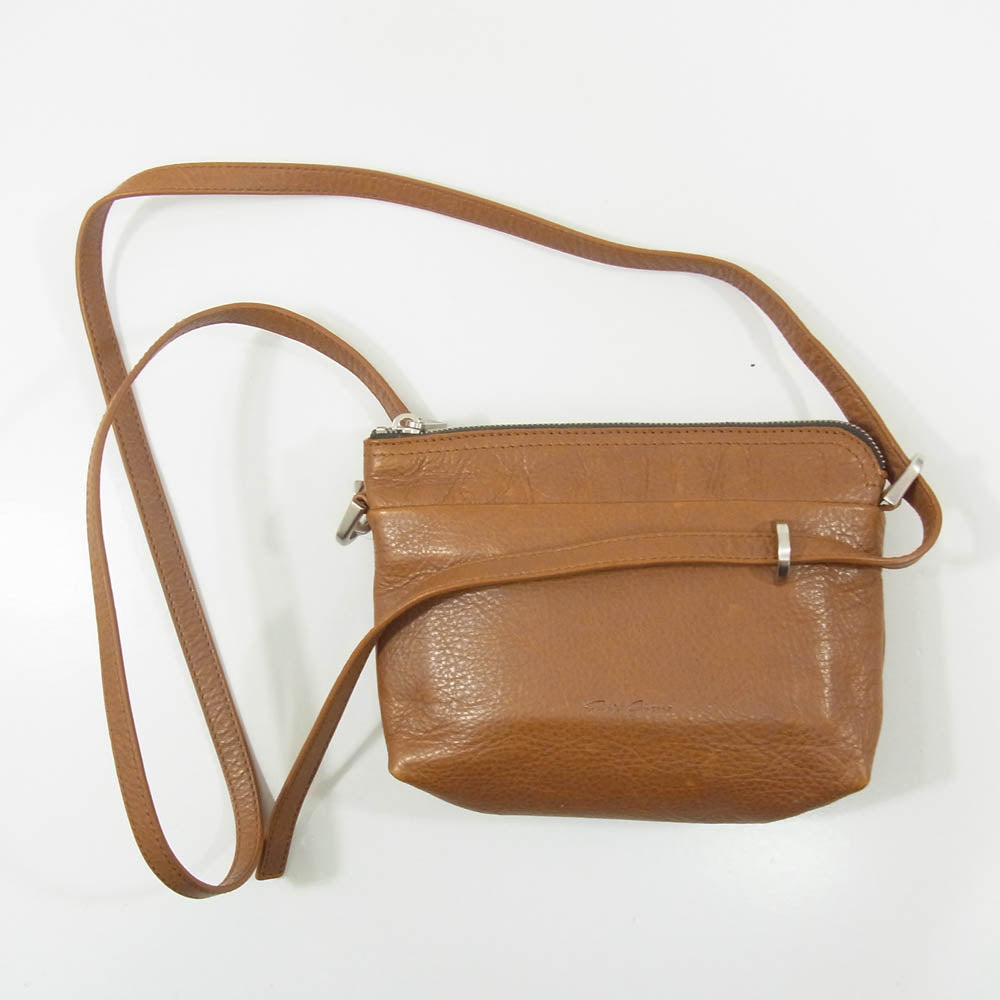 Rick Owens リックオウエンス RA02D0525-LCN small adri bag ソフトグレインカーフレザー ショルダーバッグ ブラウン系【中古】
