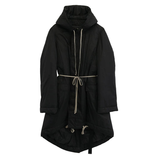 Rick Owens リックオウエンス 24AW DU02D2950-NP DRKSHDW ダークシャドウ FISHTAIL PARKA フィッシュテールパーカ 中綿 モッズコート ブラック系 M【美品】【中古】