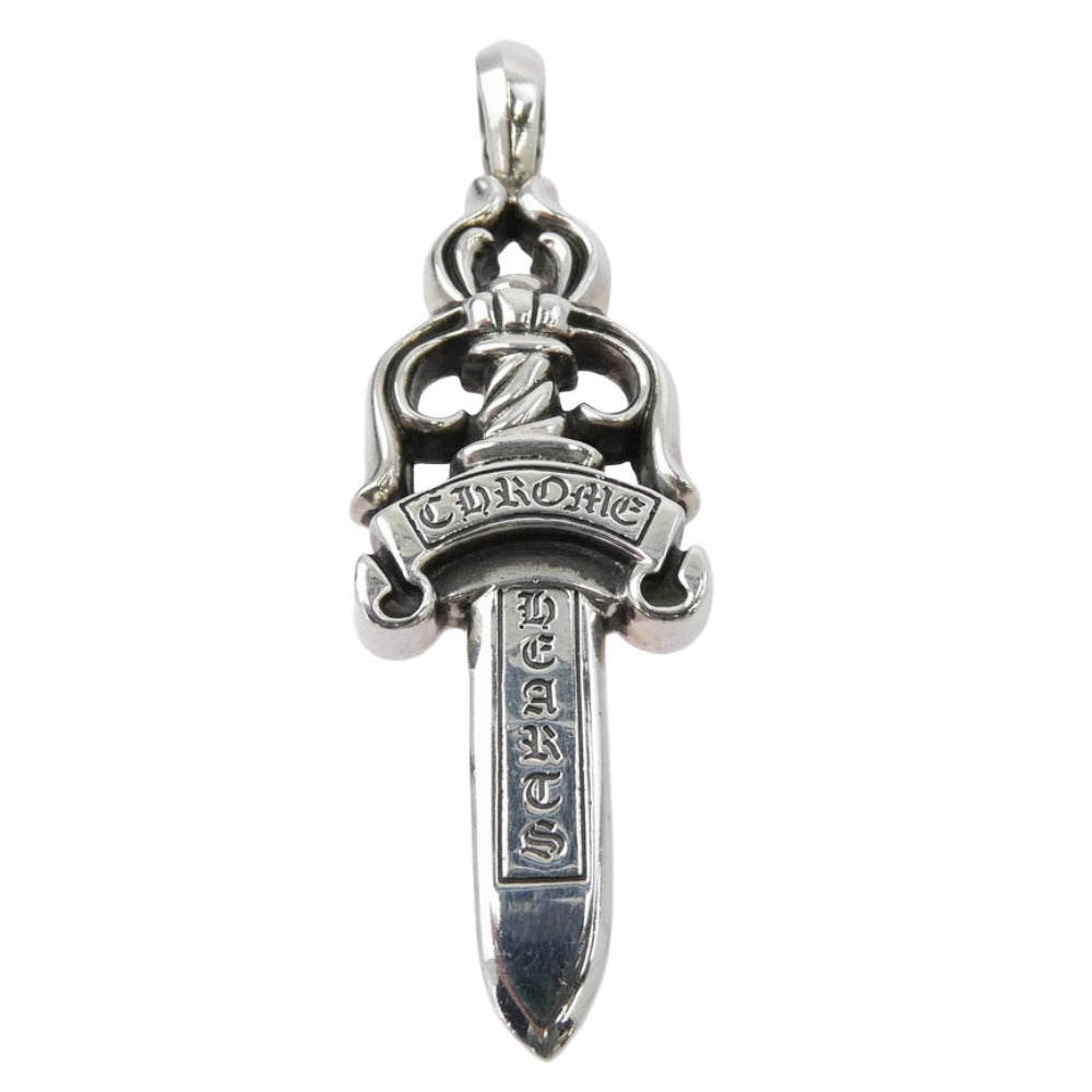 CHROME HEARTS クロムハーツ（原本無） LARGE DAGGER ラージダガー ネックレス ペンダント トップ シルバー系【中古】