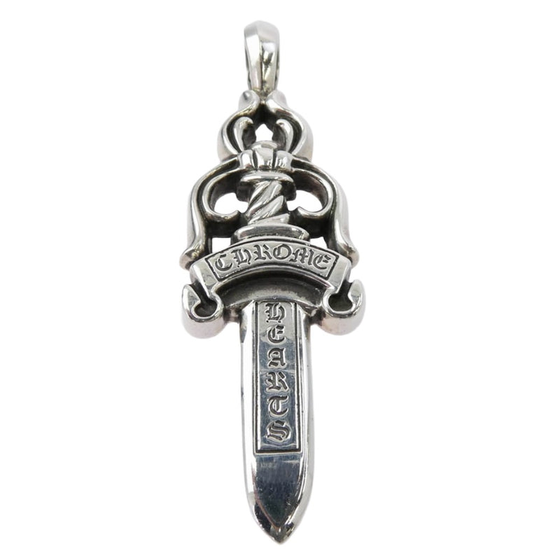 CHROME HEARTS クロムハーツ（原本無） LARGE DAGGER ラージダガー ネックレス ペンダント トップ シルバー系【中古】
