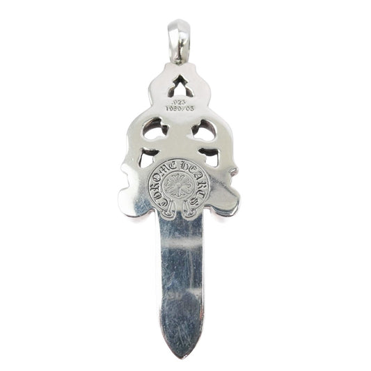 CHROME HEARTS クロムハーツ（原本無） LARGE DAGGER ラージダガー ネックレス ペンダント トップ シルバー系【中古】