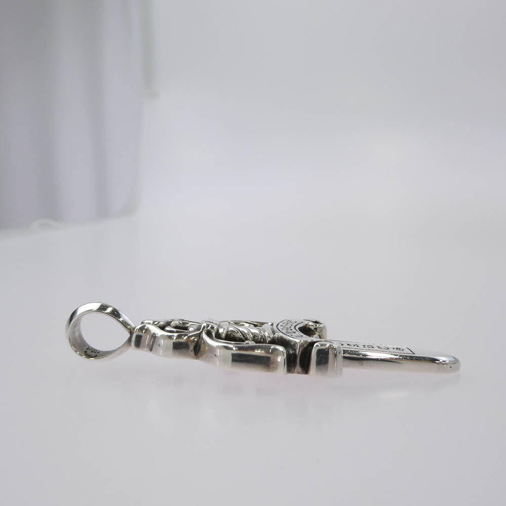 CHROME HEARTS クロムハーツ（原本無） LARGE DAGGER ラージダガー ネックレス ペンダント トップ シルバー系【中古】