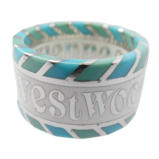 Vivienne Westwood ヴィヴィアンウエストウッド JACINDA RING ジャシンダ リング ホワイト系 S(約13号)【中古】