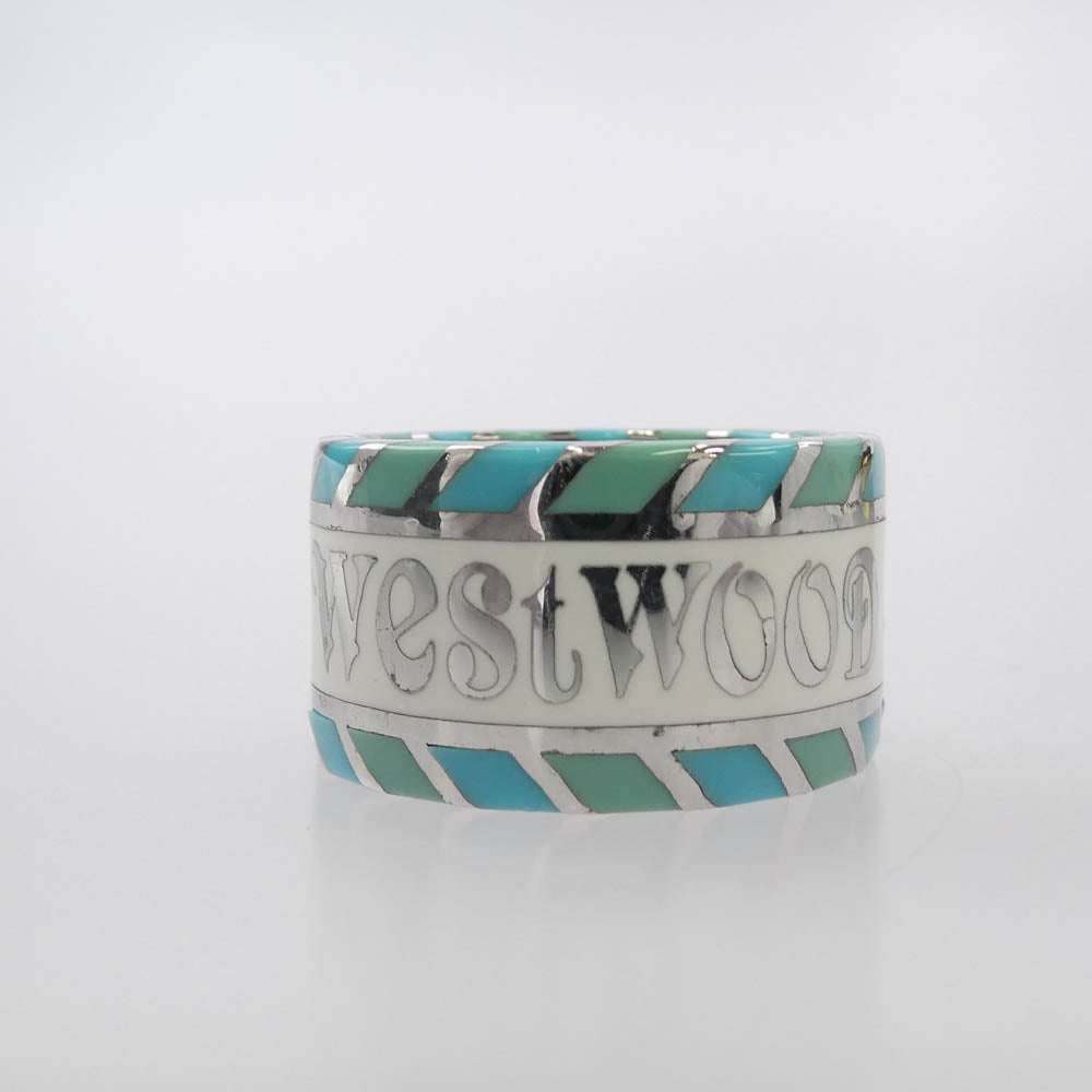 Vivienne Westwood ヴィヴィアンウエストウッド JACINDA RING ジャシンダ リング ホワイト系 S(約13号)【中古】
