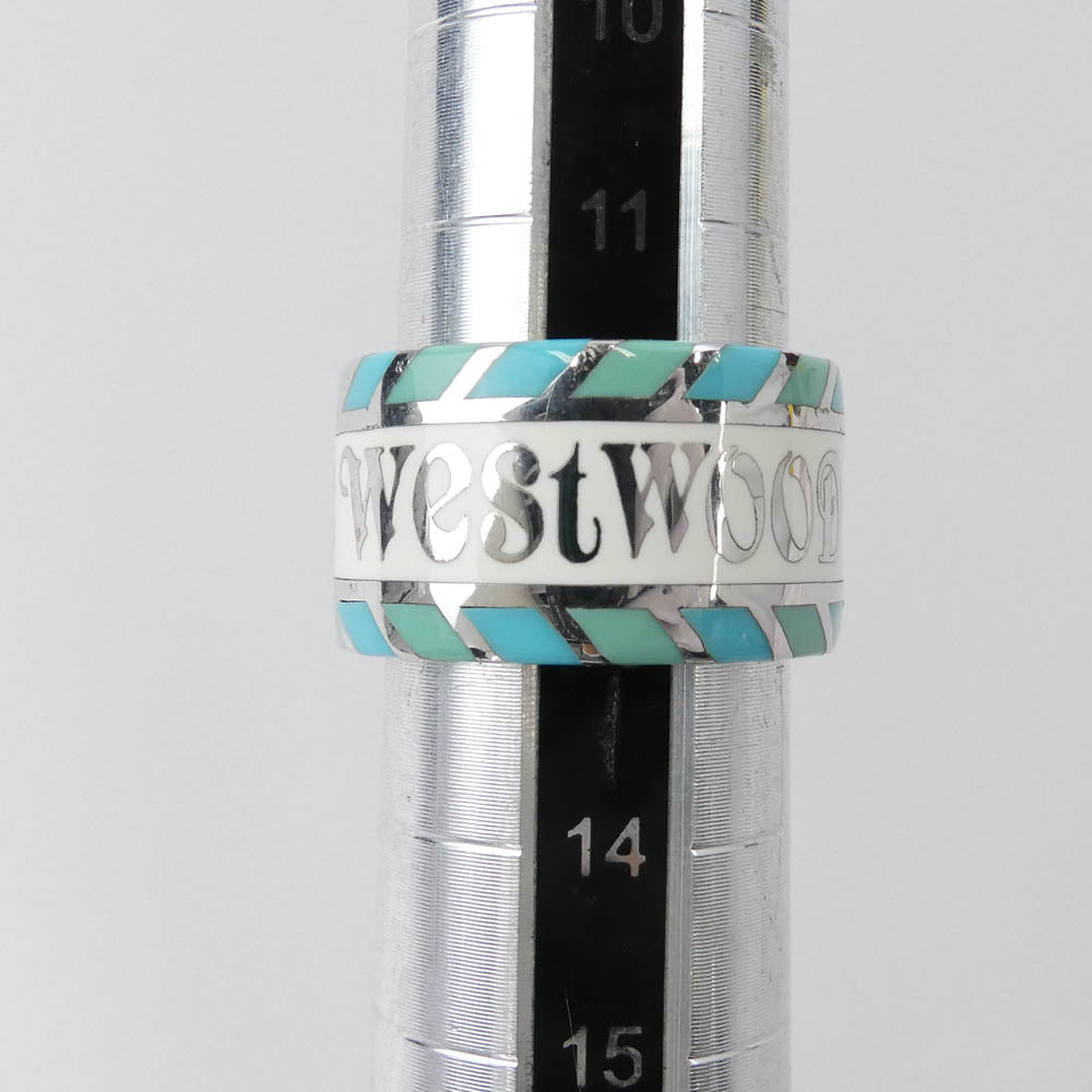 Vivienne Westwood ヴィヴィアンウエストウッド JACINDA RING ジャシンダ リング ホワイト系 S(約13号)【中古】