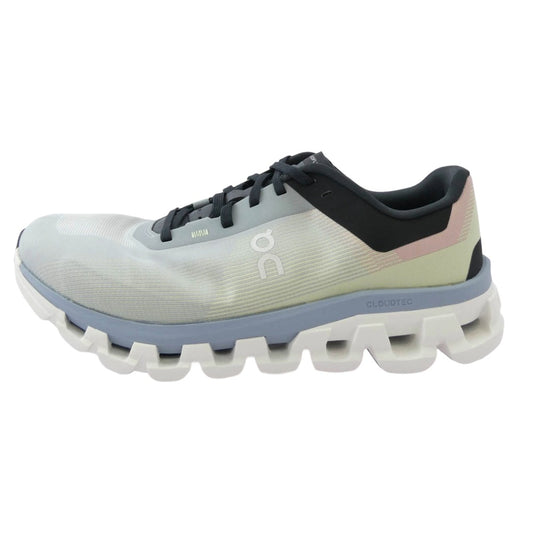 ON オン 3MD30101503 Cloudflow 4 クラウドフロー4 ランニングシューズ スニーカー グリーン系 25.5cm【極上美品】【中古】