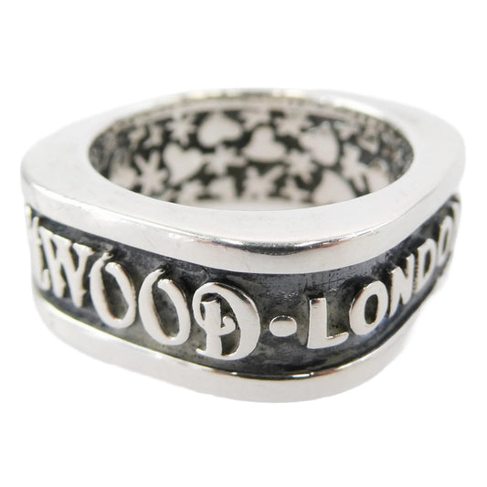 Vivienne Westwood ヴィヴィアンウエストウッド SCILLY RING シリー スクエア リング シルバー シルバー系 S(約12号)【中古】