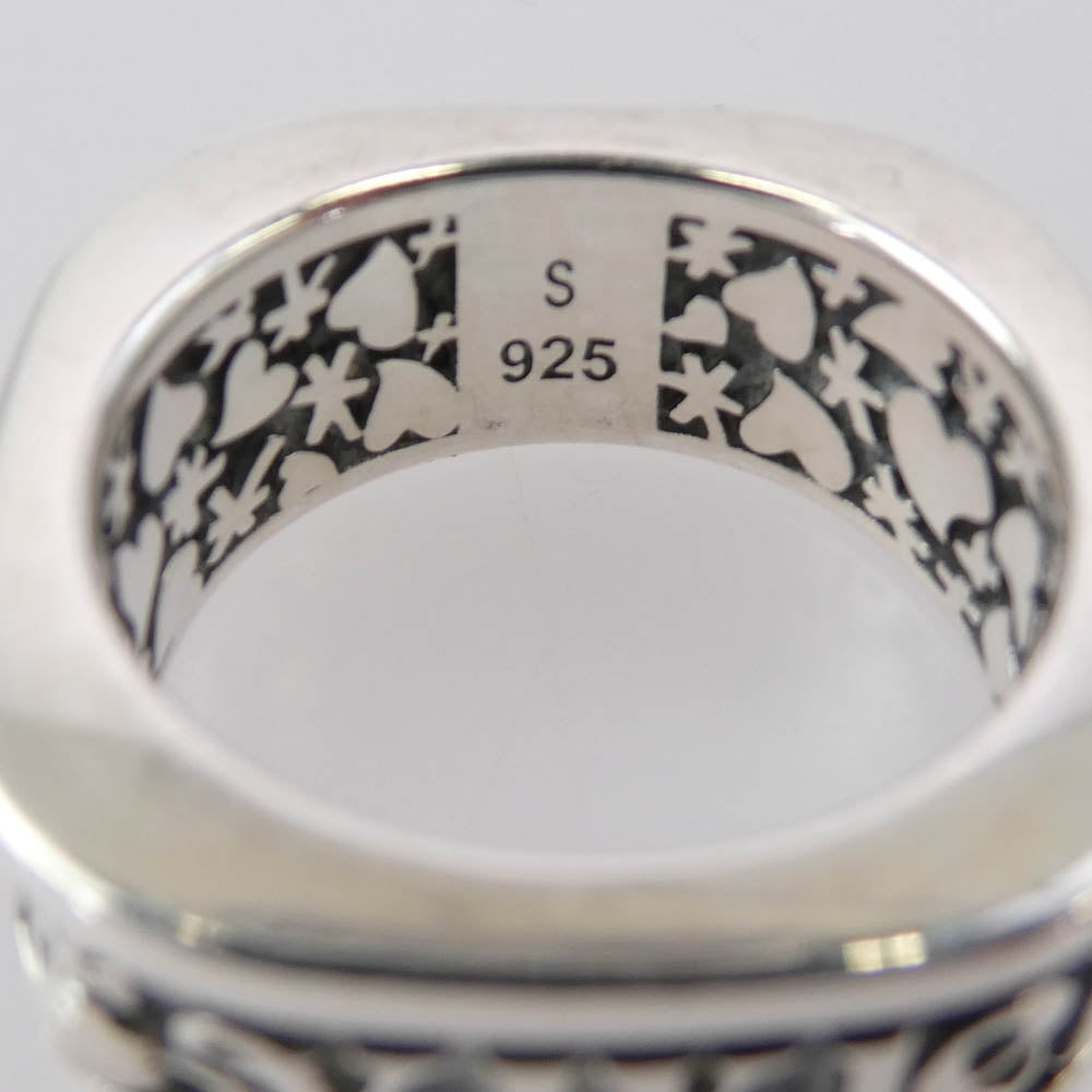 Vivienne Westwood ヴィヴィアンウエストウッド SCILLY RING シリー スクエア リング シルバー シルバー系 S(約12号)【中古】