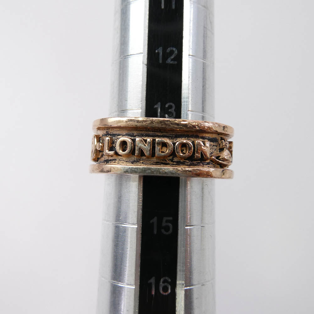 Vivienne Westwood ヴィヴィアンウエストウッド SCILLY RING シリー スクエア リング ピンクゴールド ピンク系 ゴールド系 M(14号)【中古】