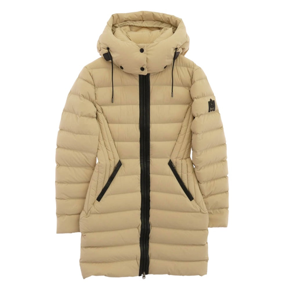 マッカージュ FARREN ファレン ストレッチ ダウン コート ベージュ系 XS【中古】