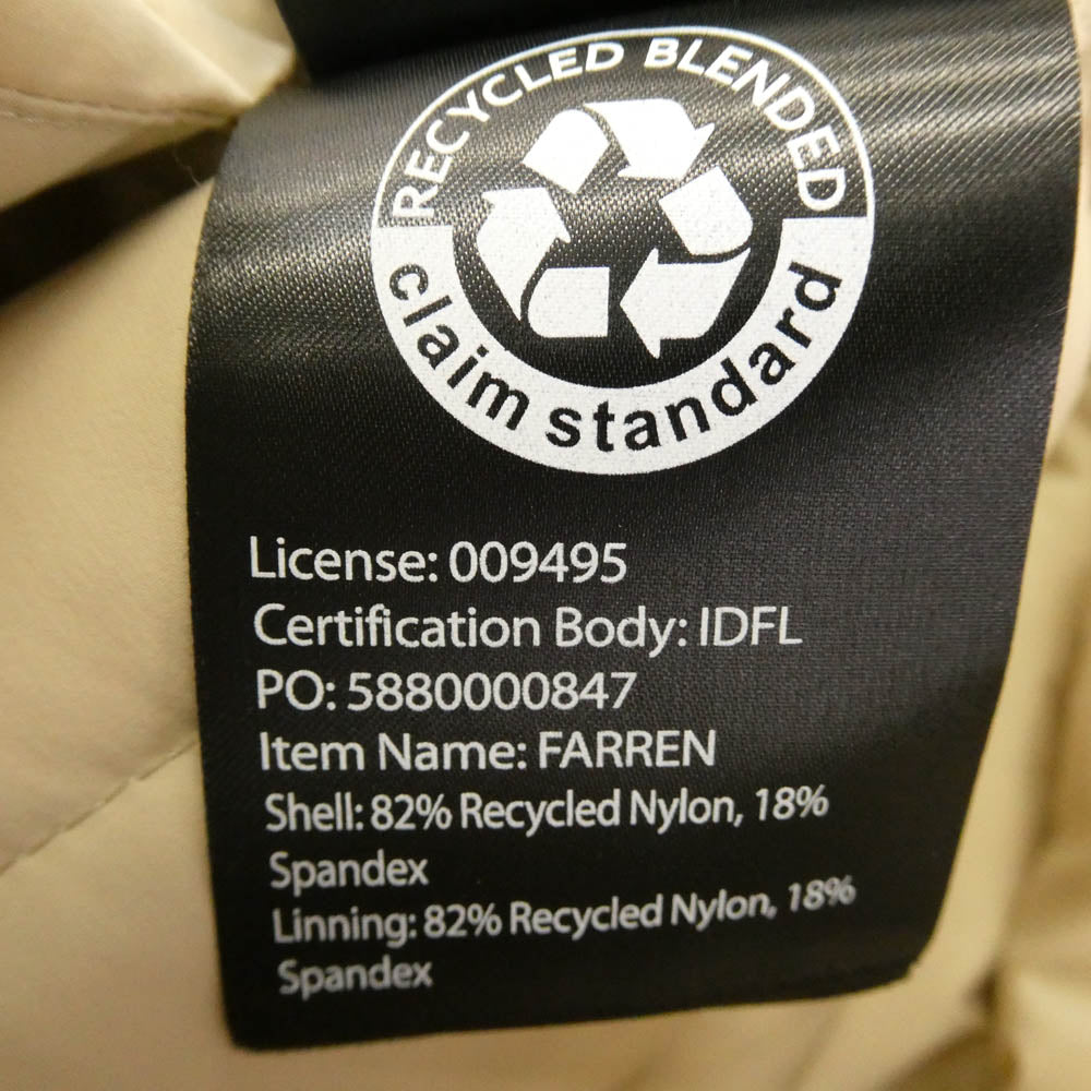 マッカージュ FARREN ファレン ストレッチ ダウン コート ベージュ系 XS【中古】