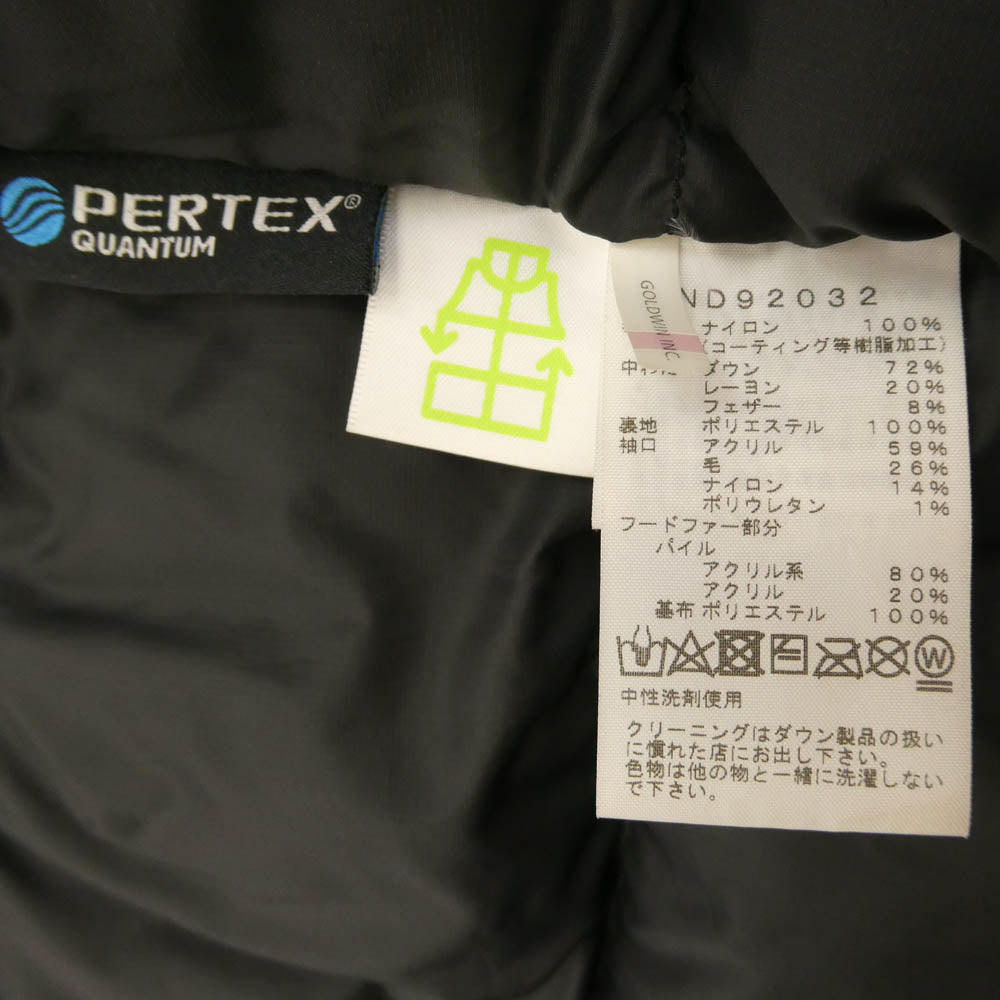 THE NORTH FACE ノースフェイス ND92032 Antarctica Parka アンタークティカ パーカ ロング ダウン ジャケット ブラック系 M【中古】