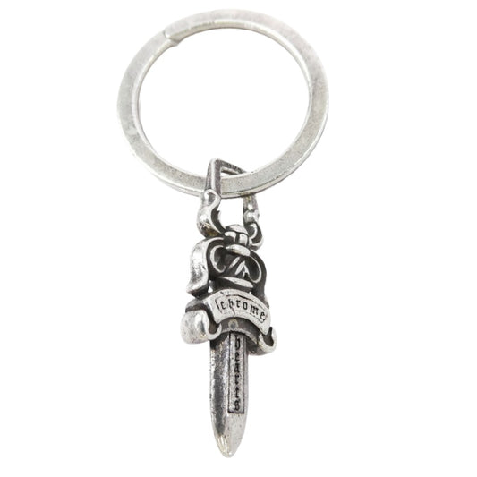 CHROME HEARTS クロムハーツ（原本無） #5 DAGGER ダガー キーリング シルバー系【中古】